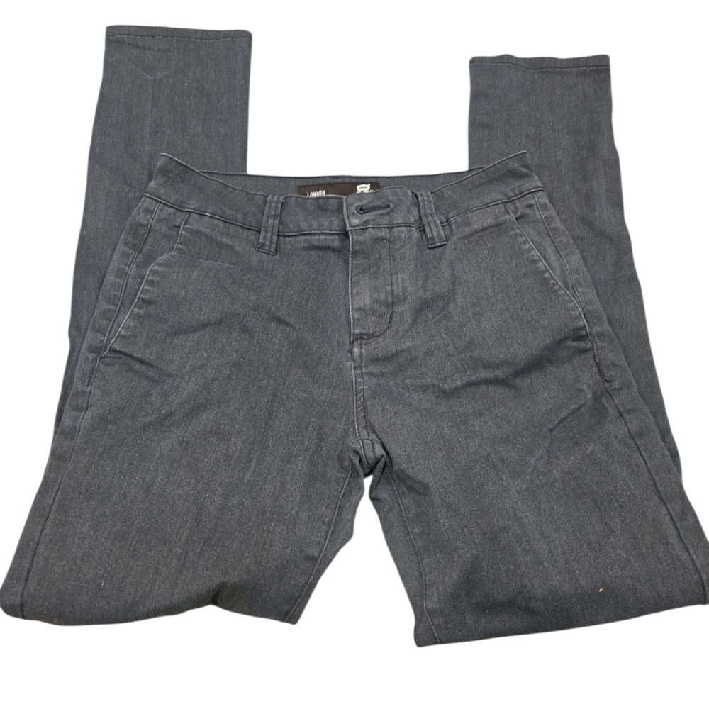RSQ Men's Dark Black/Gray Straight Jeans